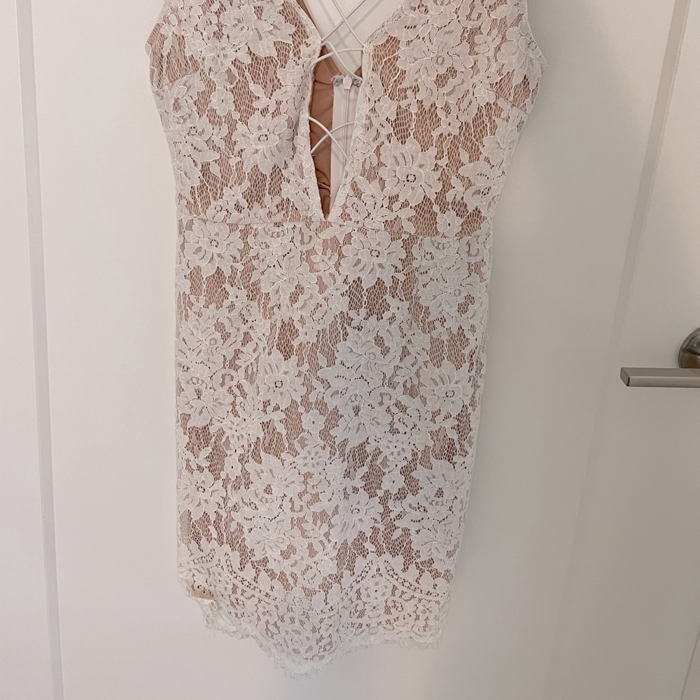 Tobi Lace White Dress